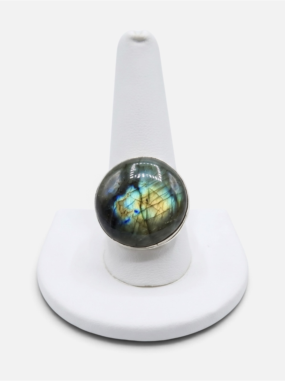 VINTAGE LABRADORITE RING - Picture 2 of 3